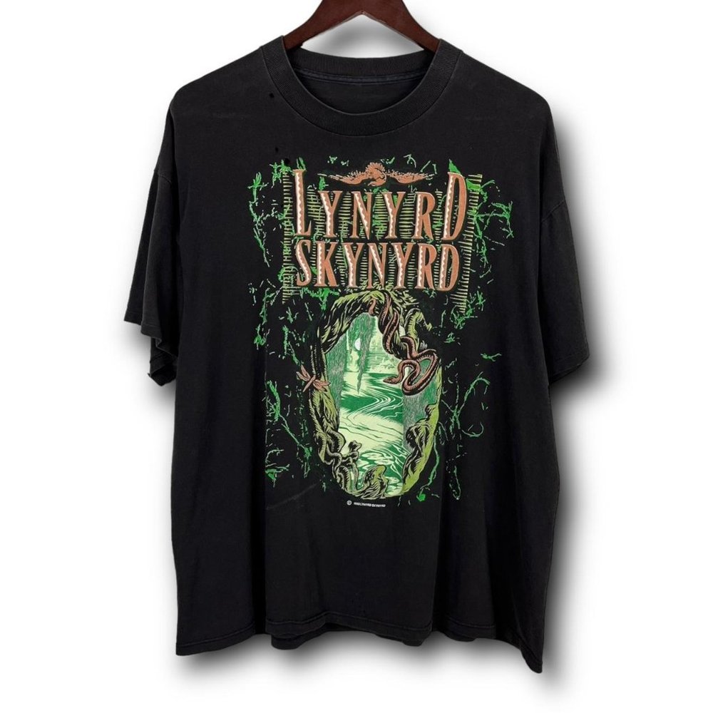 Vintage Lynyrd Skynyrd 1993 World Tour Country Rock Band T Shirt